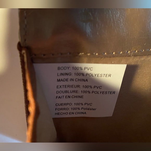 ANNE KLEIN. Brown Folded Wristlet Wallet. - Picture 10 of 15